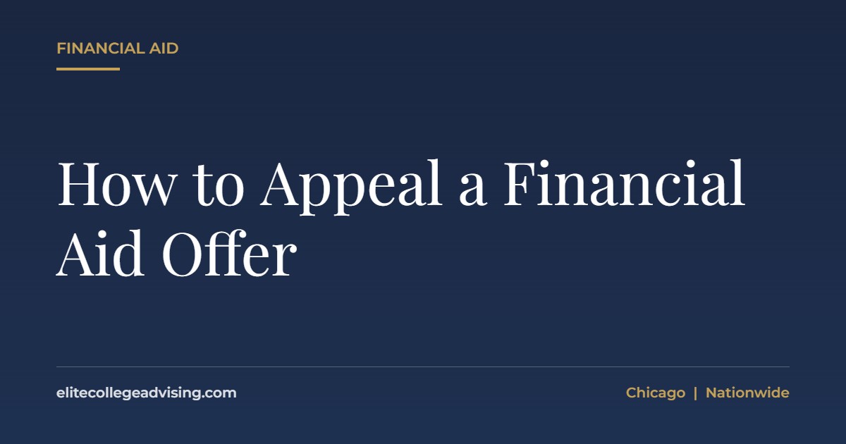 Financial aid appeal: How to Appeal a Financial Aid Offer
